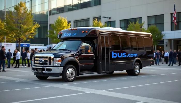 Bus.com Charter bus on a highway
