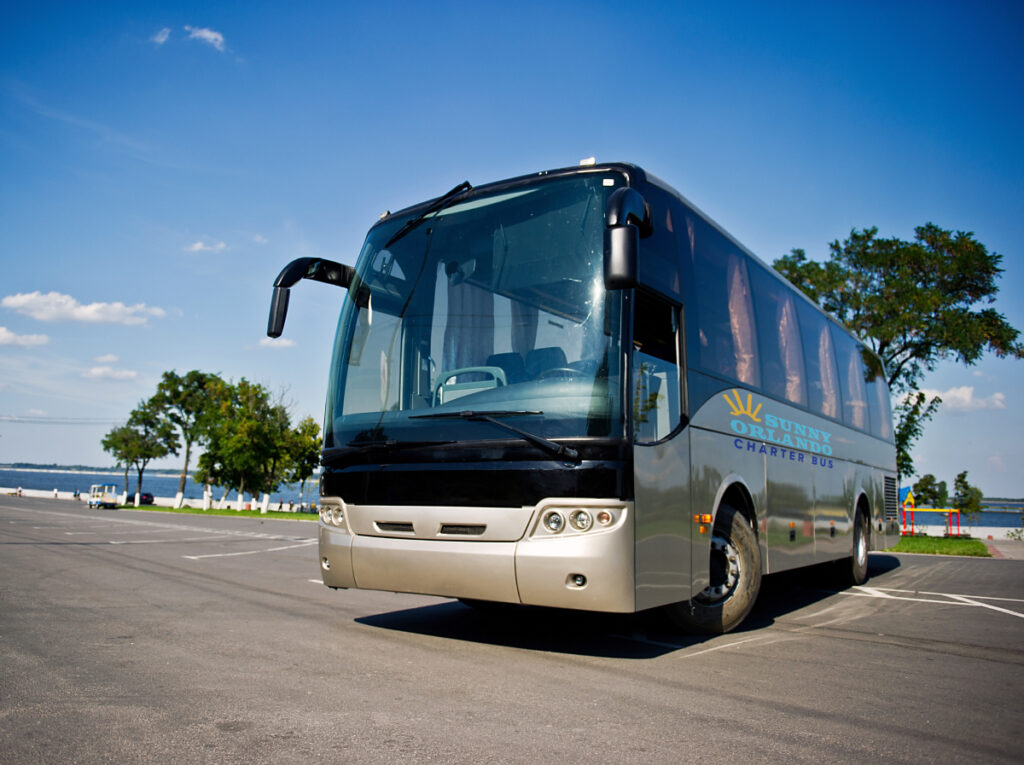Sunny Orlando Charter Bus
